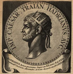 Portrait of Roman Emperor Hadrian