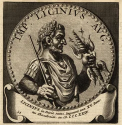 Portrait of Roman Emperor Licinius