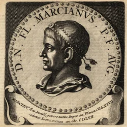Portrait of Roman Emperor Marcian