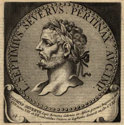 Portrait of Roman Emperor Septimius Severus