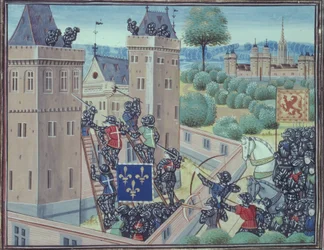 The Capture of Wark Castle by the French and Scots, from Book II of 