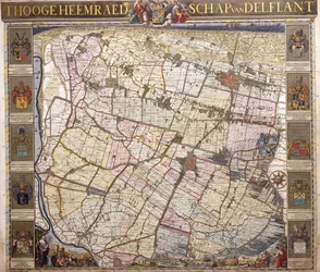 Wall-Map of Delftland
