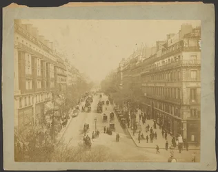 Paris, Perspective of Boulevard Montmartre