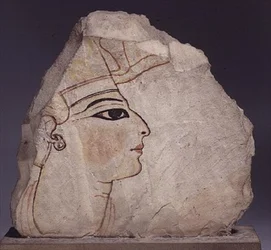 Ostracon with the Profile of a King