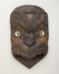 Gable Mask (Koruru) from Gisborne, North Island