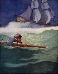 Illustration for Kidnapped by Robert Louis Stevenson