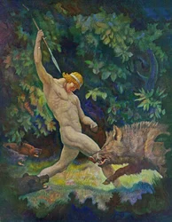 The Boar Hunt, 1929