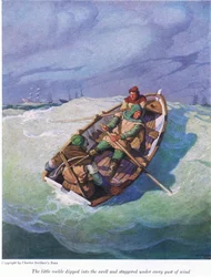 The little cockle dipped into the swell and staggered under every gust of wind, 1916