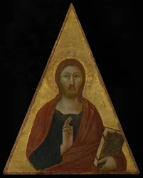 Christ Blessing, circa 1340