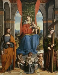 Madonna and Child with St. James of Galicia and St. Helena