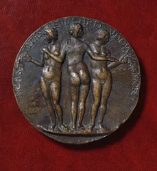 Medal depicting The Three Graces
