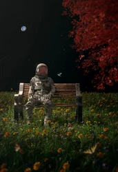 Astronaut Space Garden