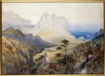 A Gorge Near the Sea, Southern Alps, New Zealand