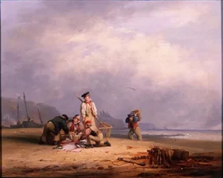 Fisherfolk Sorting their Day