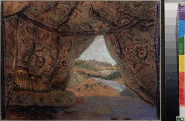 Stage Design for the Opera The Pskov Maiden by N. Rimsky-Korsakov