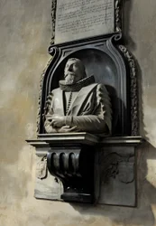 Memorial to Hugo Barker, 1632