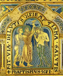 Baptism of Christ, from the Verdun Altar