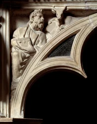 Gothic Art: Saint Luke Evangelist (detail)