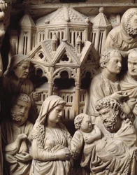 The Presentation at the Temple and Flight into Egypt (Detail)