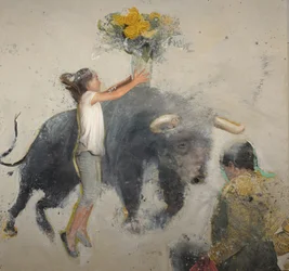 Bull with Rosa
