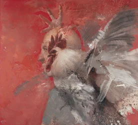 Man with a Rooster II