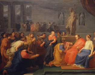 The Twelve Provinces of the Empire Paying Tribute to Francis I