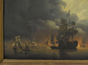 The Anglo-Dutch Fleet Attacking Algerian Strongholds