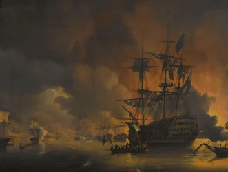 The Fire on the Wharves of Algiers