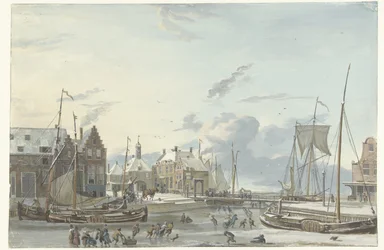 Winter View in Harlingen