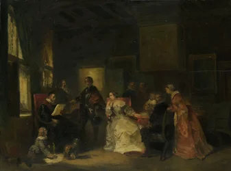 Historical Scene with William the Silent?