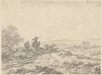 Dune Landscape with Shepherds