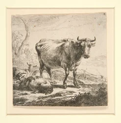 The Set of the Cows, with the Milk-Maid