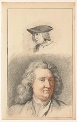 Two Male Heads
