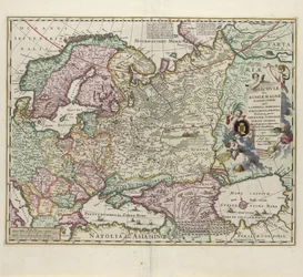 Map of Russia, Second Half of the 17th Century