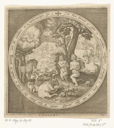 Adam and Eve in Paradise