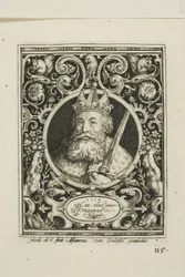 Charlemagne, plate seven from The Nine Worthies