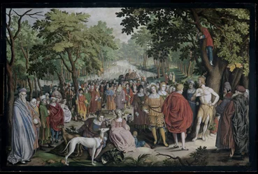 The Preaching of John the Baptist on the Banks of the Jordan
