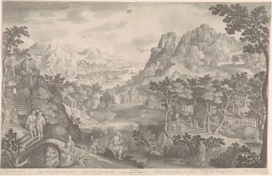 Hosea and the Adulterous Woman in a Landscape