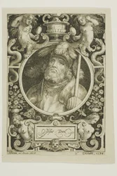 Joshua, plate four from The Nine Worthies