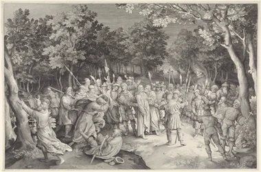 Kiss of Judas and arrest of Christ