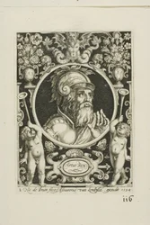 King Arthur, plate eight from The Nine Worthies