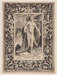 Lucretia, plate one from The Nine Worthies