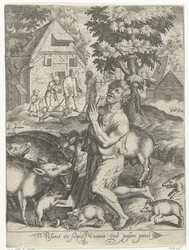 Prodigal Son as Swineherd (Series: Story of the Prodigal Son)