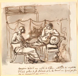 Agrippina Begs Tiberius to Give Her a Husband