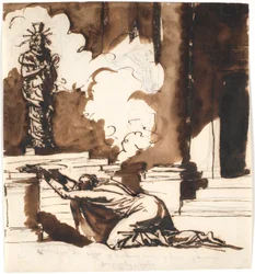 Caracalla Sacrifices on the Altar of Serapis the Dagger with which he Killed his Brother