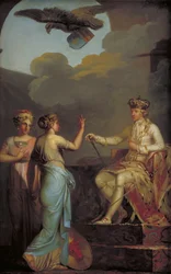 Christian VII Uniting the Ducal with the Royal Part of Holstein in 1773