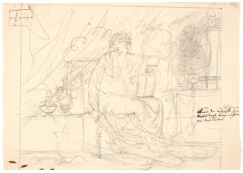 The Catholic or the Protestant Religion. A Seated Female Figure