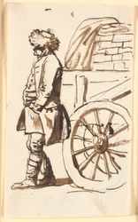 A Farmer with a Floppy Hat, Standing by a Vehicle