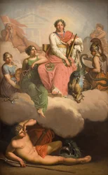 Frederik V as Patron of Science and the Arts