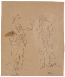 Pamphilus and Davus in Conversation